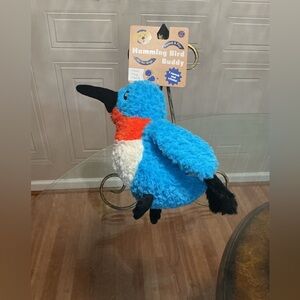 Brand New Bow wow pet Humming Bird Buddy with Clinker &  squeaker.